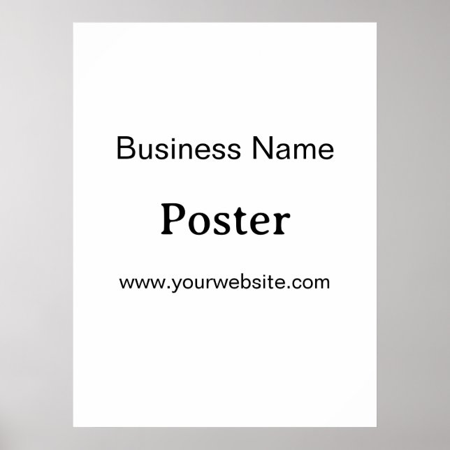 Poster Promoção de Marca Simples Padrão Semi-Brilho 24"x3 (Frente)