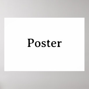 Poster Promoção de Marca Simples Padrão Semi-Brilho 30"x2