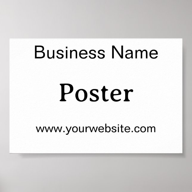 Poster Promoção de Marca Simples Padrão Semi-Brilho 6"x4" (Frente)