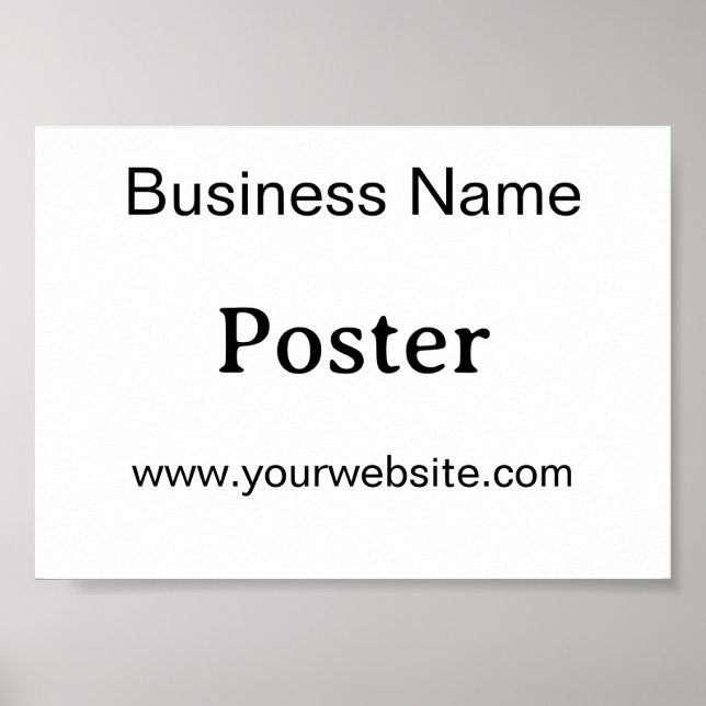 Poster Promoção de Marca Simples Padrão Semi-Brilho 7"x5" (Frente)
