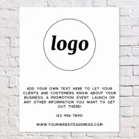 Promocional de texto de logotipo Empresa