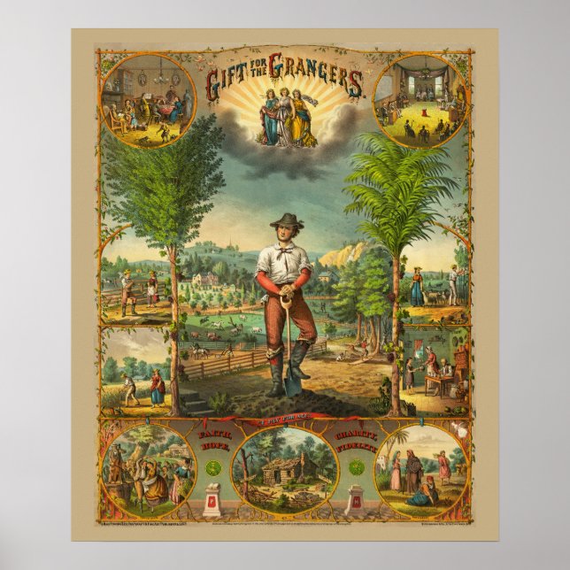 Poster Promocional Para Membros Do Grange (Frente)