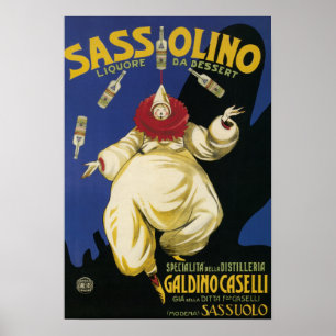 Poster Promocional Sassolino Liquore da Dessert
