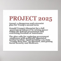 Promotor-Democracia Anti Project 2025 Trump Republ
