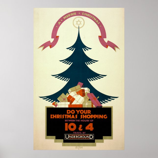 Poster Promovendo Viagem por Londres (Frente)