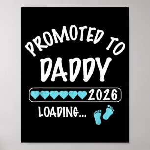 Poster Promovido a Papai 2026 Revelação do Sexo do Bebê M