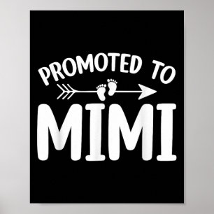 Poster Promovido Ao Anúncio De Gravidez Mimi Cute Primeir