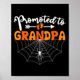 Poster Promovido Ao Avô, Anunciante De Gravidez De Hallow