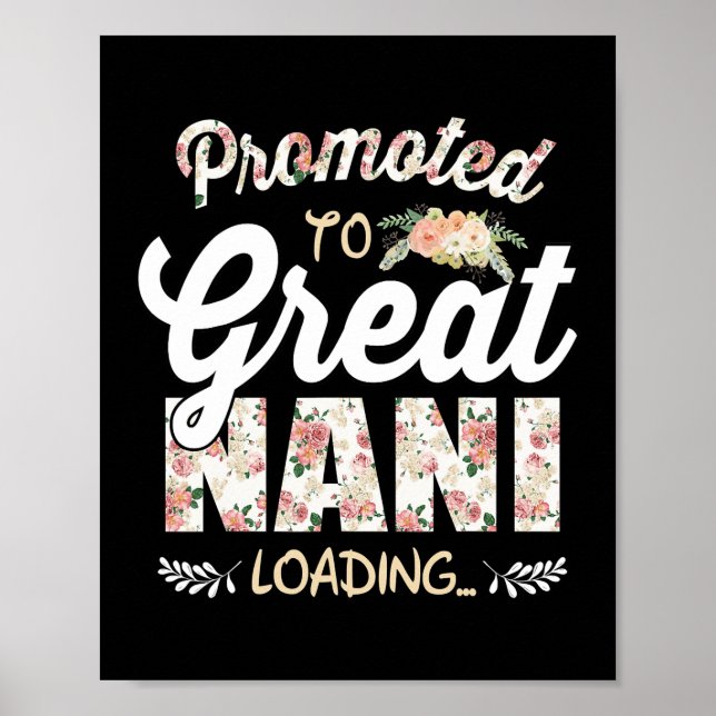 Poster Promovido ao Excelente Nani Est 2022 Floral pela p (Frente)