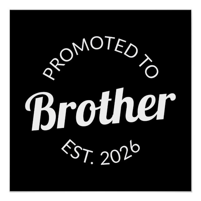 Pôster Promovido Ao Irmão Est. 2026 I (Frente)