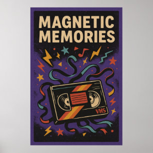 Poster Prompt 22, Memórias Magnéticas, Vintage