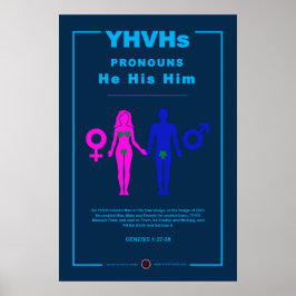 Poster Pronounes de YHVH