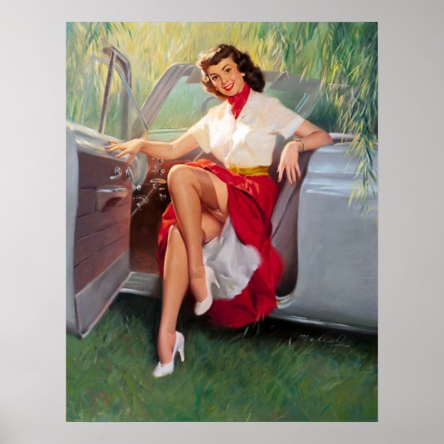 Pôster Pronto para colocar o pino para cima (Frente)