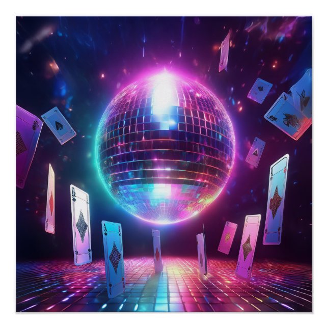 Pôster Pronto Para Uma Noite De Dança E Jogo (Frente)