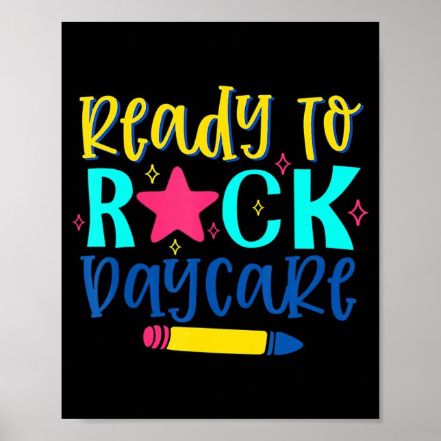 Poster Prontos Para Reanimar O Cuidado De Dia De Volta À  (Frente)