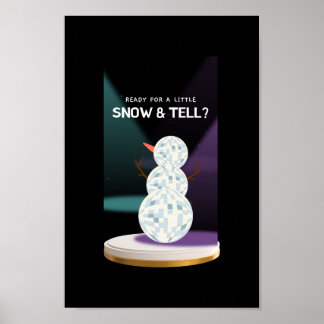 Poster Prontos para uma Pequena Neve e digam ao Disball S