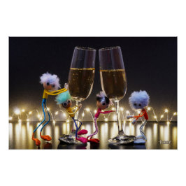 Pôster Proostende Fubby's die wat te vieren hebben.