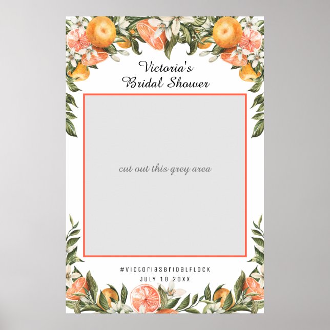 Poster Prop. de Fotografia do Chá de panela Citrus Botani (Frente)