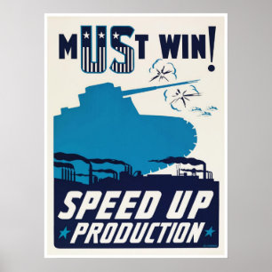 Pôster Propaganda americana durante a segunda guerra