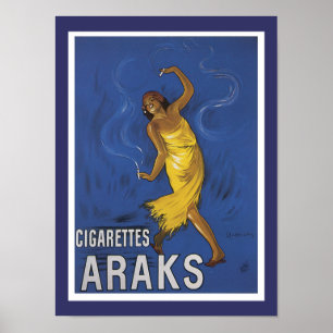 Pôster Propaganda de Araks dos cigarros