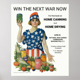 Poster Propaganda de Comida da Primeira Guerra Mundial