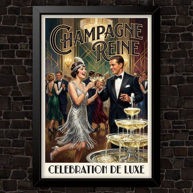 Poster Propaganda de Moda Vintage dos Anos 1920 (Criador carregado)