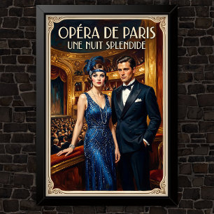 Poster Propaganda de Moda Vintage dos Anos 1920