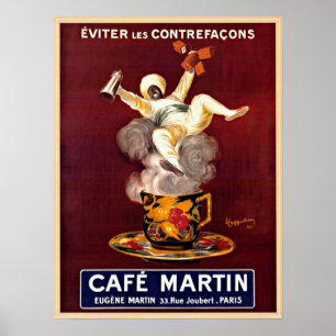 Pôster Propaganda de Paris France do vintage de Martin do