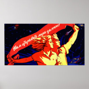 Poster Propaganda do russo