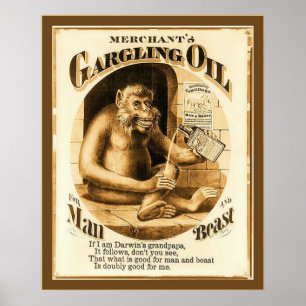 Pôster Propaganda do vintage do ~ do óleo do Gargling do