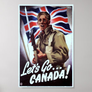 Pôster Propaganda do vintage WW2