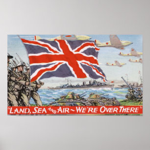 Poster Propaganda do vintage WW2