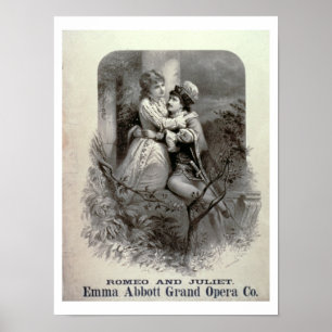 Pôster Propaganda para "Romeo e Juliet", Emm Starring