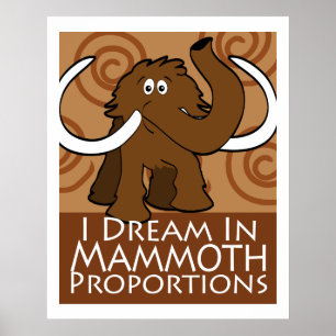 Poster Proporções de Mamute