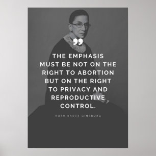 Poster Proposta de escolha Pro Ruth Bader Ginsburg