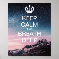 Proposta Motivativa Mantenha Calmo e Respirar Prof