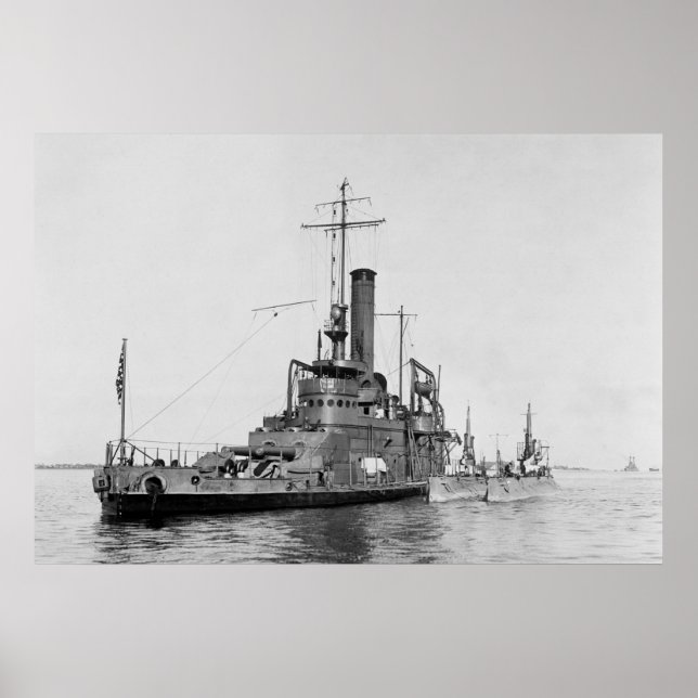 Pôster Proposta Submarina WW1, 1916 (Frente)