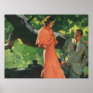 Pôster Proposta Vintage; Você Me Casado?