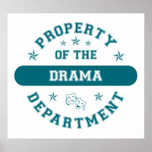 Pôster Propriedade do departamento do drama