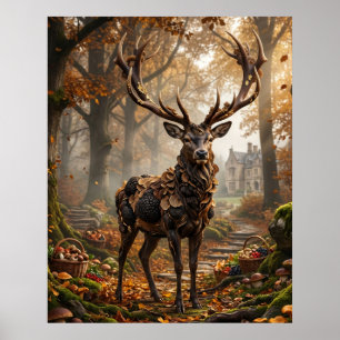 Poster Propriedade Florestal Truffle Stag