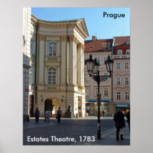 Pôster Propriedades teatro, Praga, 2006