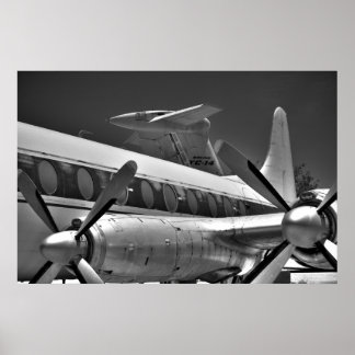 Pôster Props & Tails em Preto e Branco