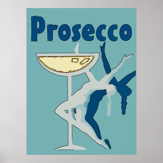 Pôster Prosecco Dancer (Frente)