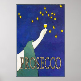Pôster Prosecco, Estrelas de Vidro