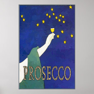 Pôster Prosecco, Estrelas de Vidro
