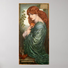 Poster Proserpina por Dante Gabriel Rossetti