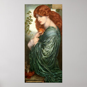 Pôster Proserpine por Rossetti