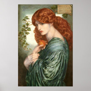 Pôster Proserpine por Rossetti