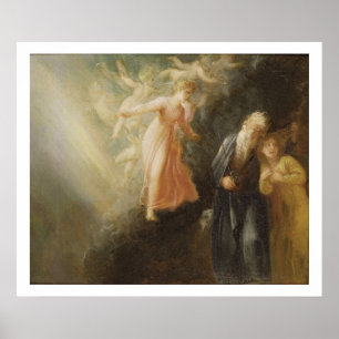 Pôster Prospero, Miranda e Ariel, de "O Tempest", c