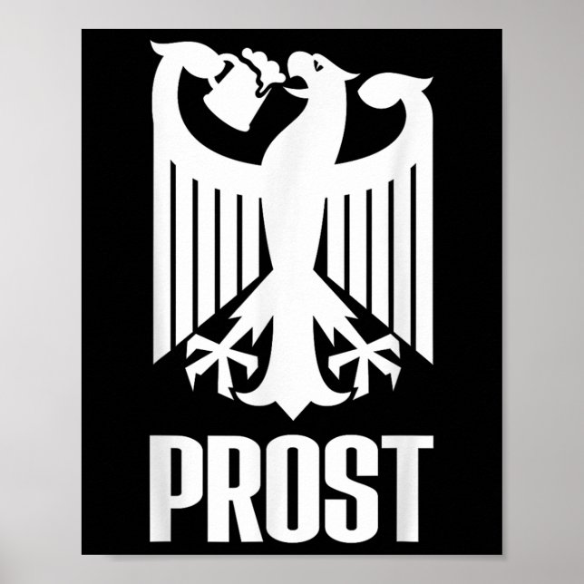 Poster Prost De Cerveja De Águia Na Alemanha (Frente)